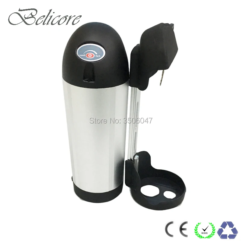 

EU US no tax 36 volt electric bicycle battery 36V 10ah 12ah 250W water bottle ebike battery pack with charger