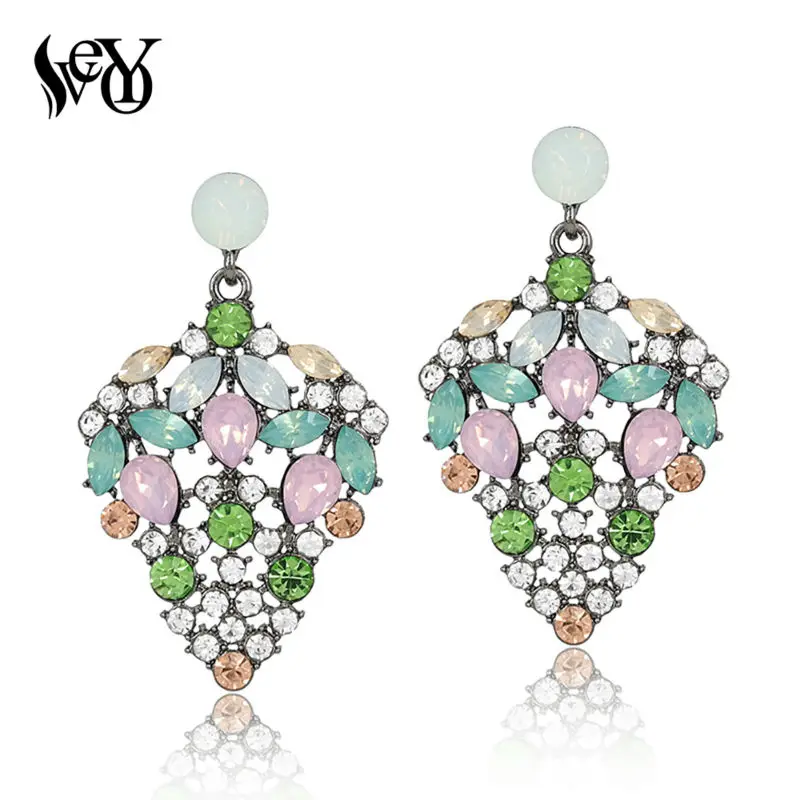 Женские серьги подвески со стразами с кристаллами|earrings copper|earring jackets white goldrhinestone