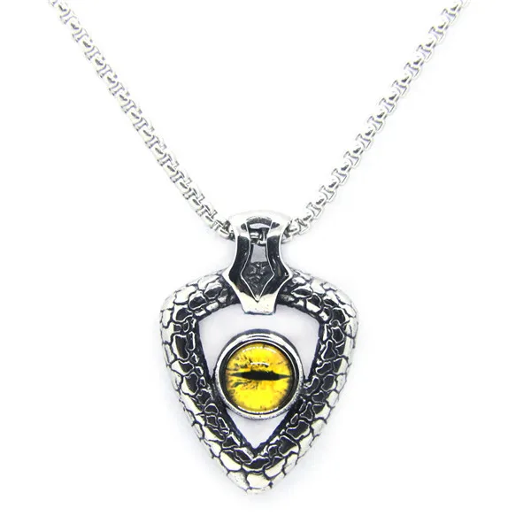 Yellow &amp Red Eyeball Pendant 316 Stainless Steel Fashion New | Украшения и аксессуары