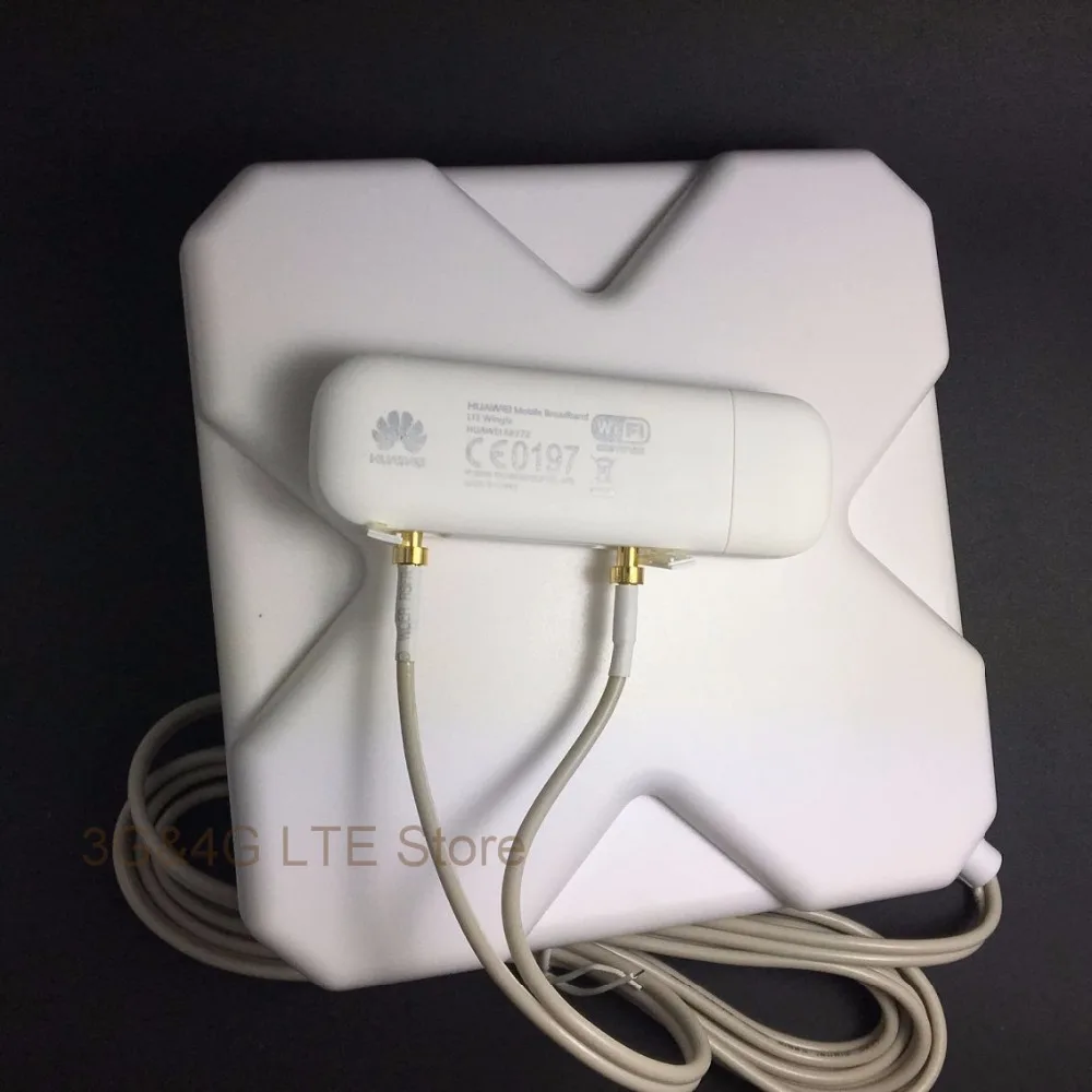 Разблокированный модем USB Huawei с антенной 4G LTE + Wifi GSM | Компьютеры и офис