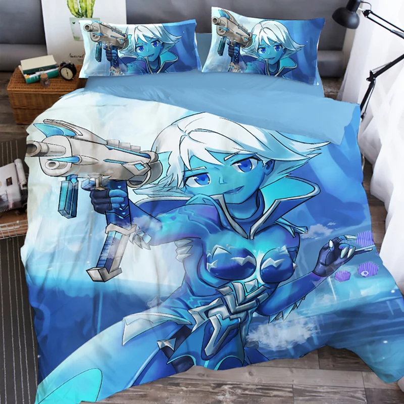 Overwatch 3D комплект постельного белья пододеяльники наволочки OW Overwatch игры Одеяла комплекты постельного белья Постельное белье Комплект постельного белья