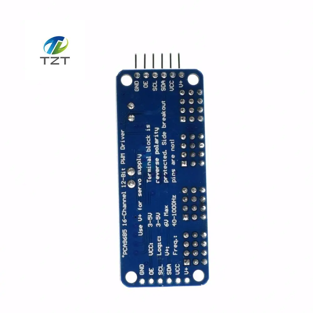 1 шт. 16-канал 12-бит ШИМ/сервопривод-I2C интерфейс-PCA9685 для Arduino Raspberry PI DIY Servo Щит Модуль