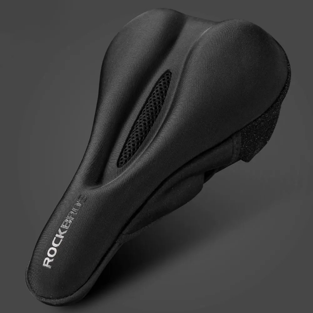 Durable Seat Accessories Liquid Silicone Cycling Fixed Slow Rebound Memory Foam Easy Install Cross Strap Bicycle Saddle Cover | Спорт и