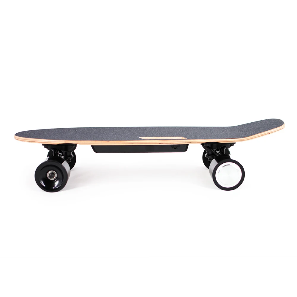 Электрический скейтборд Портативный Для Взрослых Подростков Скейтборд Доска с беспроводным ручным пультом дистанционного управления Мини Лонгборд 65 см x 20 см