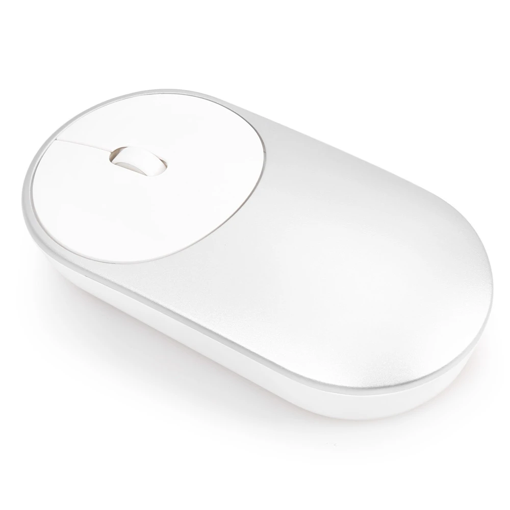 Оригинальная Портативная оптическая беспроводная Bluetooth мышь Xiaomi из алюминиевого сплава 4,0 RF 2,4 GHz с двумя режимами подключения для портативных ПК