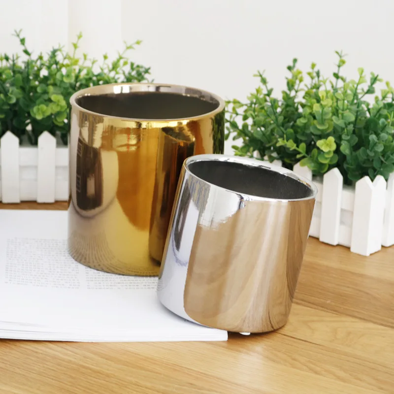 Керамическая ваза с золотым/серебряным покрытием аристократическое украшение