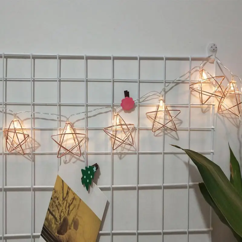 LED String Light Room Garden Lamp Yard Festival Christmas Geometry Decoration TN88