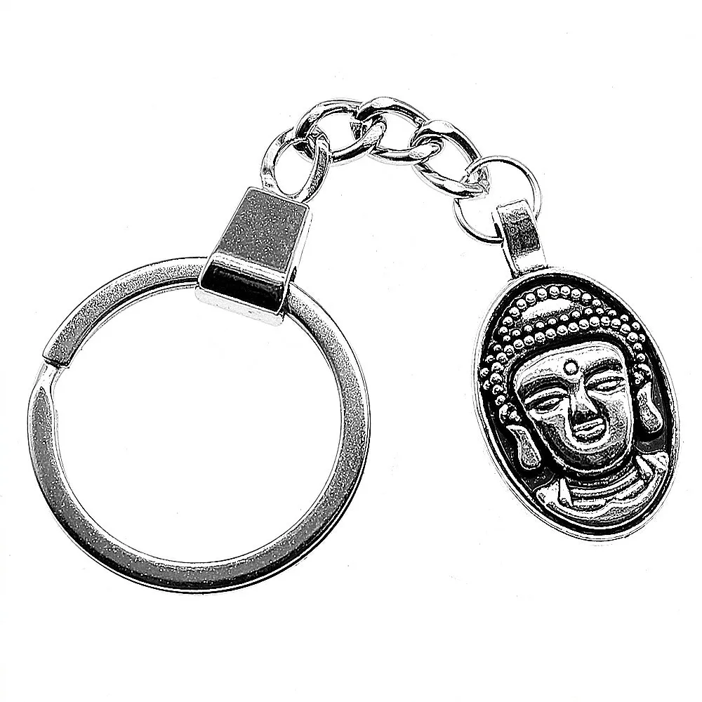 Цельнокроеное платье брелок Будда для ключей двусторонняя Будды DIY ручной работы