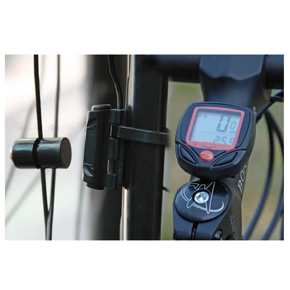 Водонепроницаемый цифровой ЖК дисплей спидометр велосипед CL компьютер Odomete Cyclig