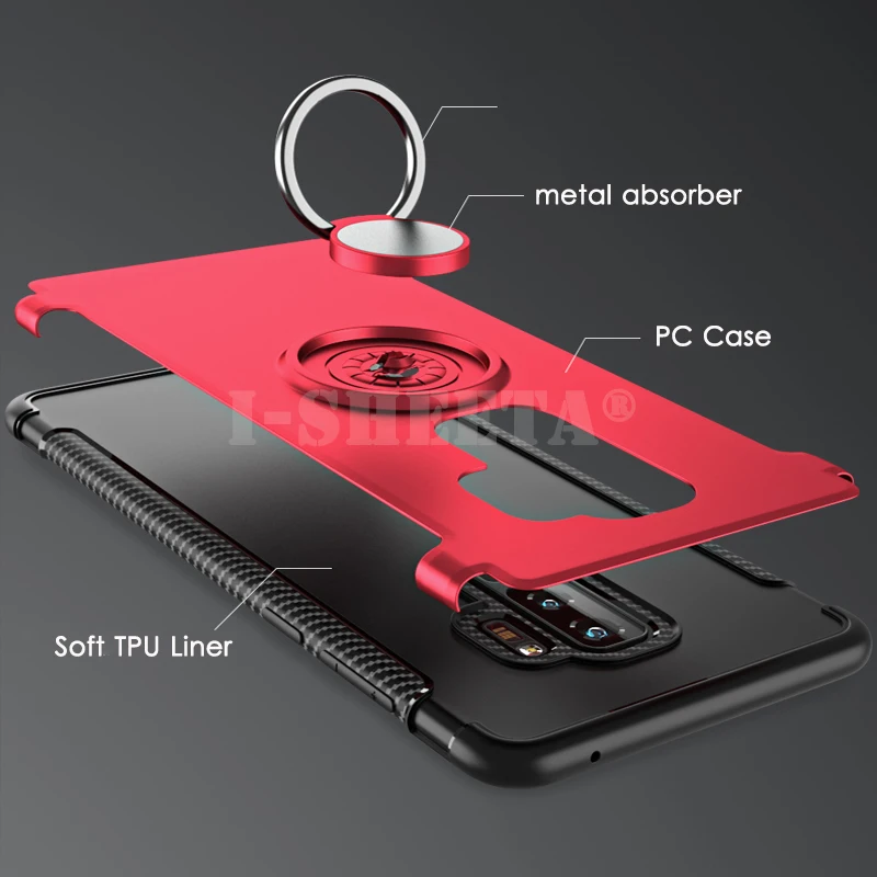 Гибрид Для Samsung Galaxy S9 S10 Plus 360 магнитный держатель кольца Подставка для Lite