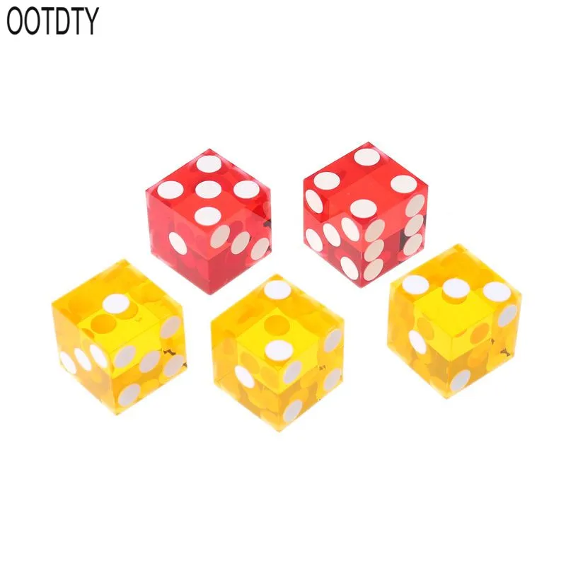 Новые высококачественные акриловые прозрачные кубики 5 шт. 19 мм прямые Угловые