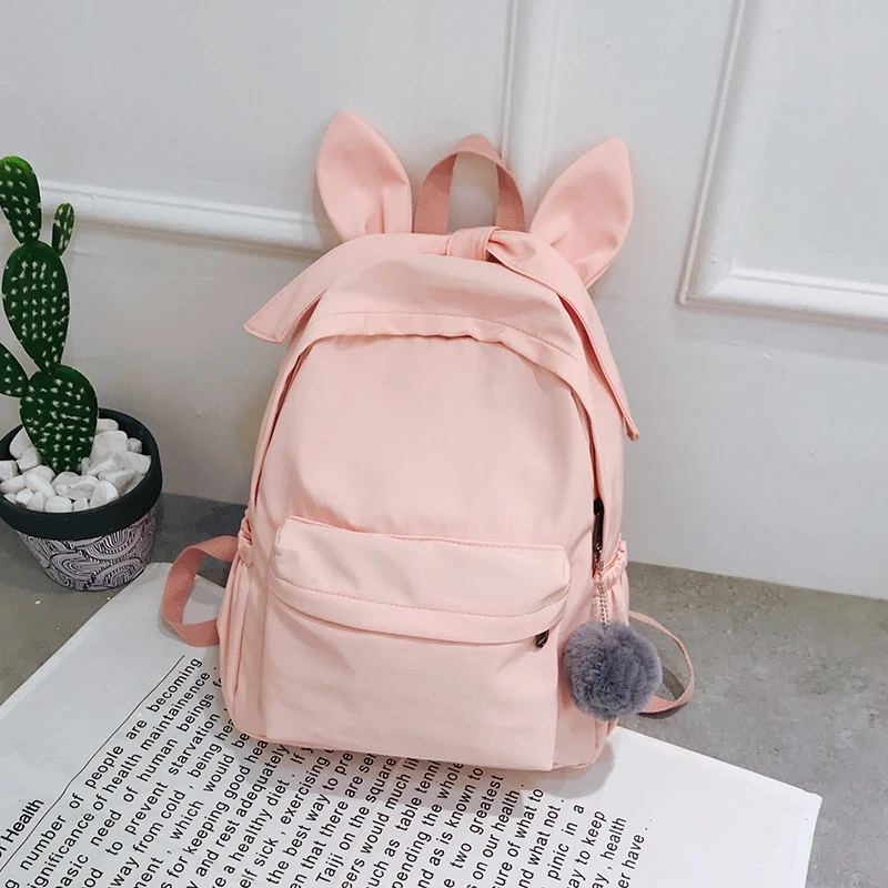 ACEUS милый женский рюкзак с ушками большой водонепроницаемый нейлоновый походный