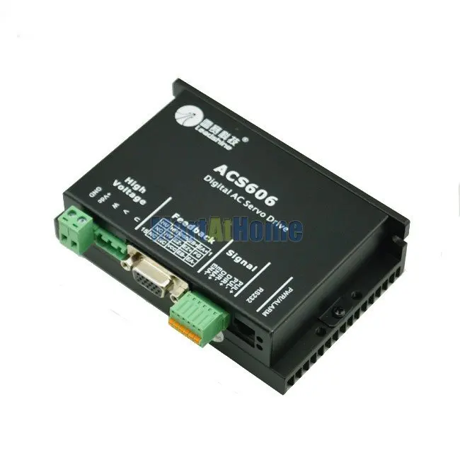 CNC Leadshine бесщеточный сервопривод ACS606 + 200 Вт AC Серводвигатель ACM602V36 для ЧПУ