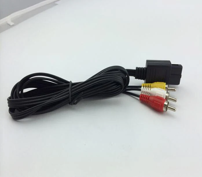 1 8 м 6 футов AV TV 3RCA 3 rca видео шнур кабель для игрового кубика/для SNES gameccube/для Nintendo N64