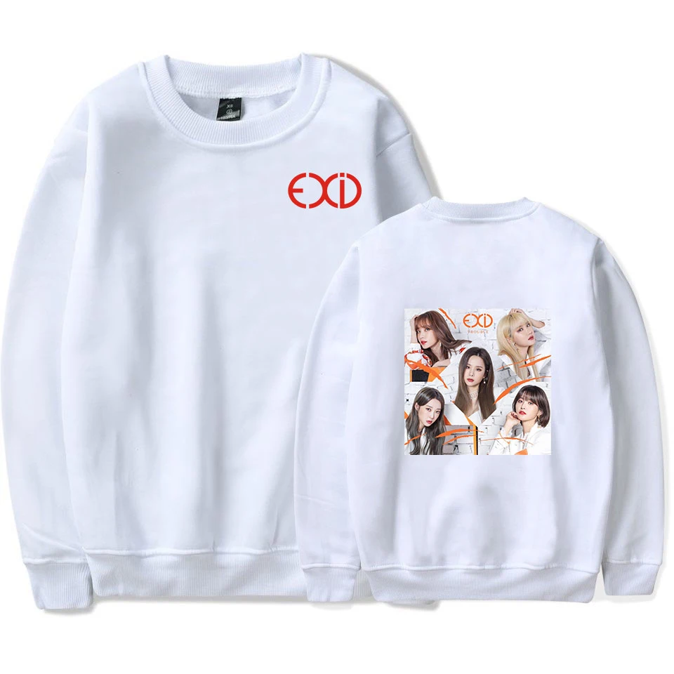 2019 Новый 2D принт KPOP EXID альбом полнолуние Свитера с круглым вырезом в стиле