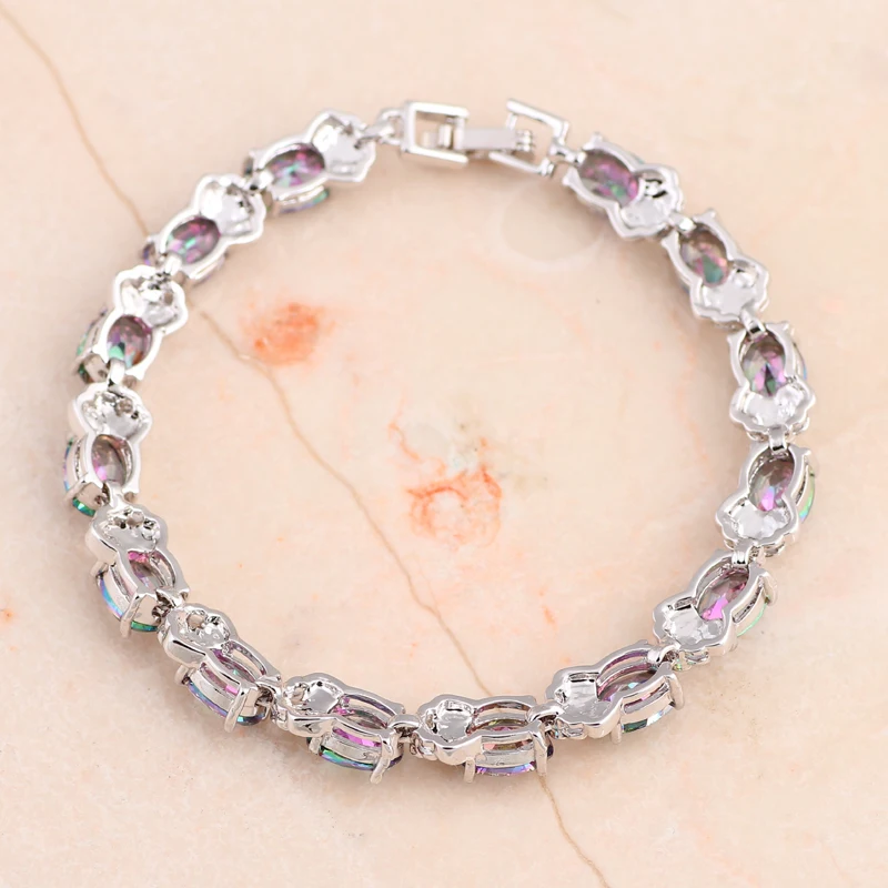 Роскошные браслеты ROLILASON для женщин Превосходное качество Серебряный Мульти