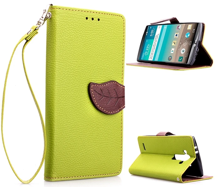 Slim livre de style PU cuir flip cas Housse etui coque case cover telephone couvercle For LG G4 Case smartphone |