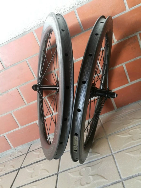 700C 20in карбоновые колеса dimple wheelset 2" 451 карбоновые dimple wheelset Велосипедные обода