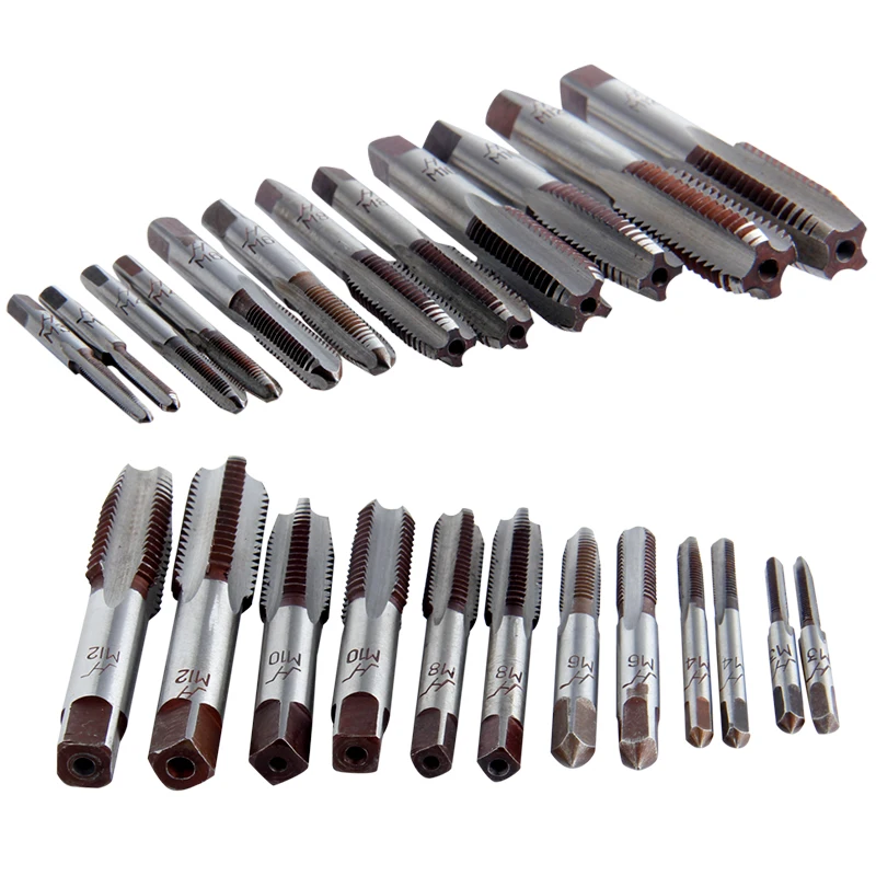 Ручной Винтовой кран 12 шт. резьба M3/M4/M6/M8/M10/M12 инструмент для резьбы Метрическая