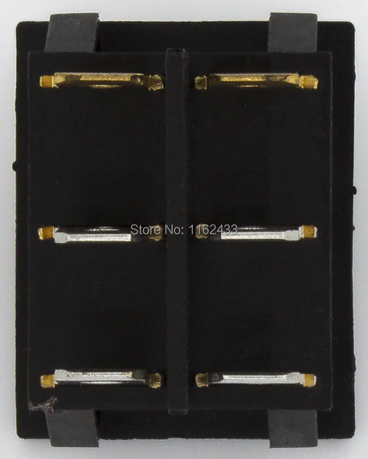 5 шт./лот KCD6 202N rocker switch перфорированный 26x22 мм 6 контактный ON OFF Выключатель питания