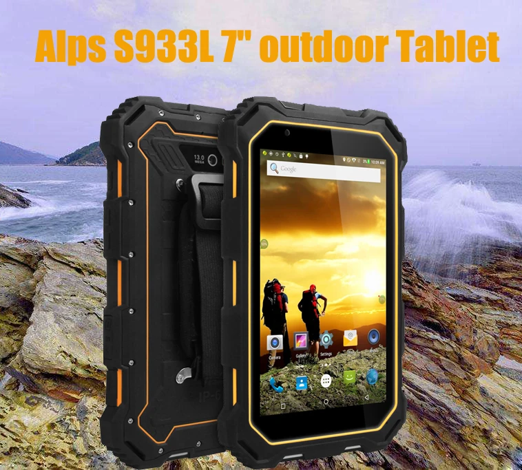 Alps S933L " планшет 1280*800 240 точек/дюйм 2 ГБ/16 ГБ 7000 мАч 4G/wifi многоязычный IP68 Водонепроницаемый уровень Android 5,1 Bluetooth