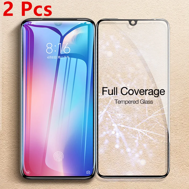 Полностью покрывающее клеем стекло для Xiaomi Mi 9 8 A2 Lite F1 закаленная пленка Xiomi Redmi 8A 7A