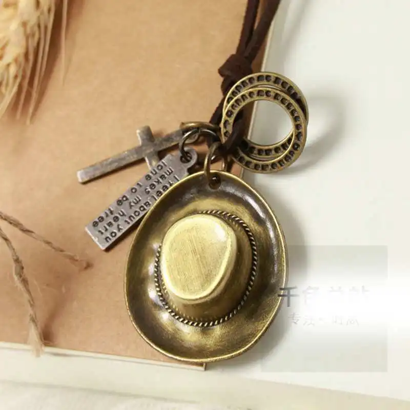 Массивное ожерелье с шапкой мужское подвесками Женское Ожерелье из натуральной