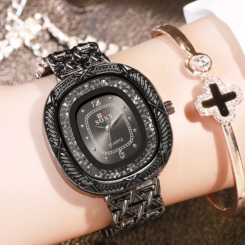 SOXY женские часы золотые Роскошные наручные часы женские Relogio Feminino модные женские часы reloj mujer montre femme
