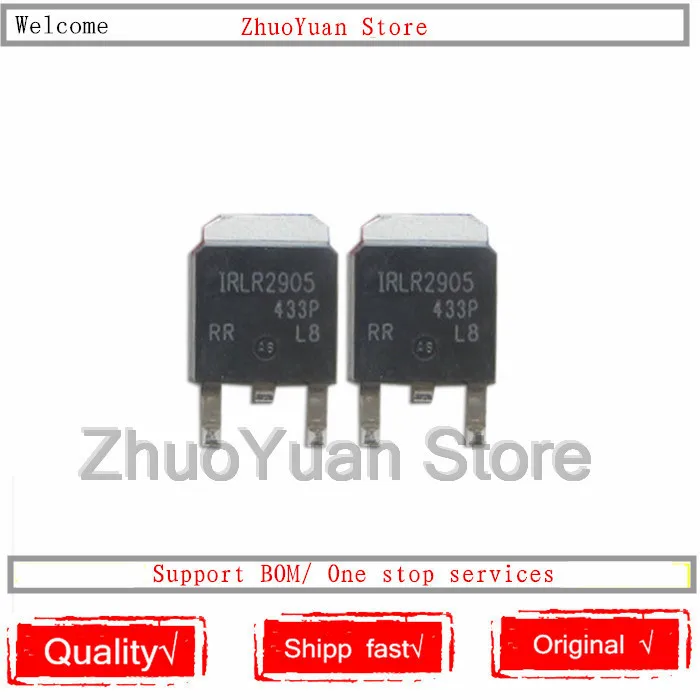 100 шт./лот IRLR2905 IRLR2905TRPBF LR2905 MOSFET N channel 55V 42A TO 252 новый оригинальный|Голосовые модули