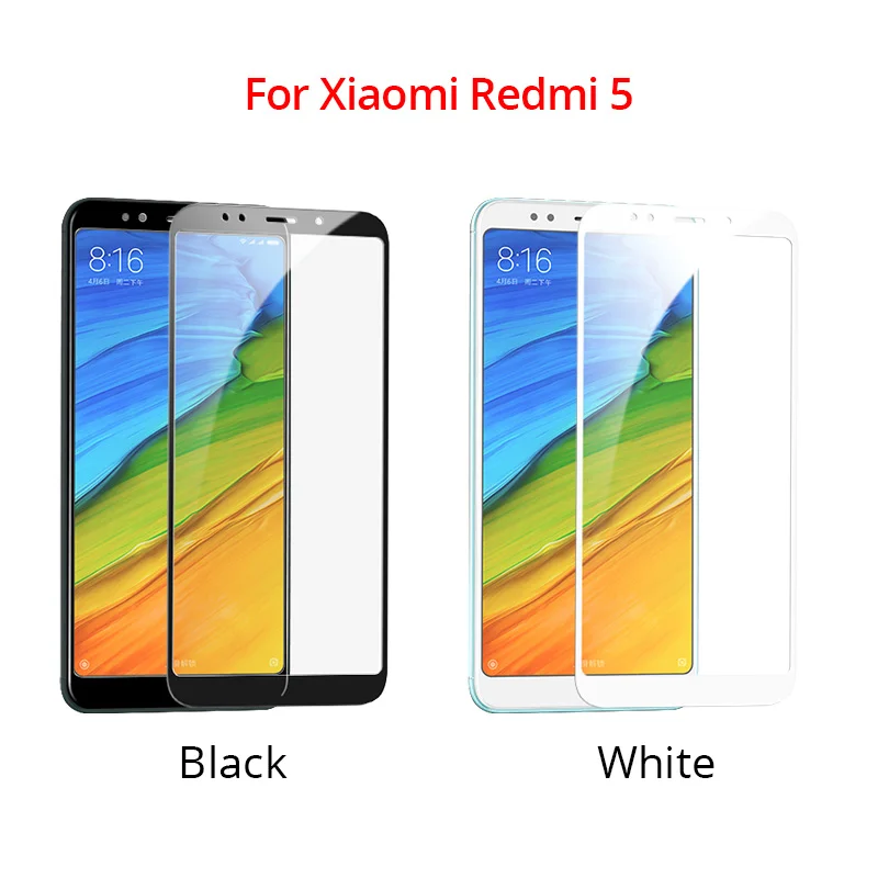 PZOZ Xiao mi Pocophone F1 glass mi 2 2S 5X A2 lite glass Red mi Note 5 6 7 K20 Pro 4X5 Plus 7A закаленное стекло Полное покрытие экрана - Цвет: Redmi 5