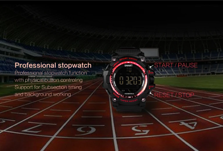 Смарт-часы EX16 Xwatch Спортивные Bluetooth 4,0 5ATM водонепроницаемые IP67 Смарт-часы браслет Секундомер Будильник долгое время в режиме ожидания