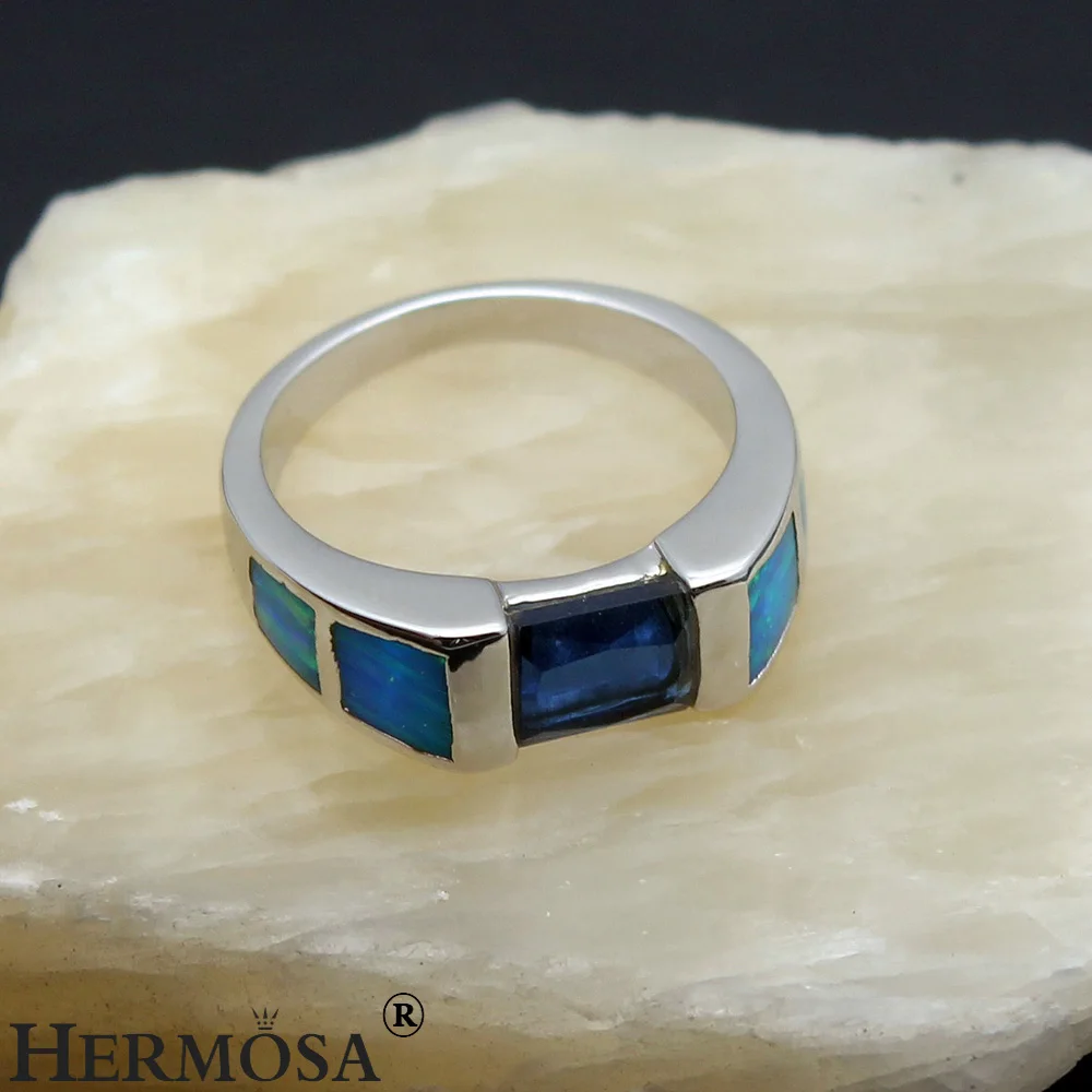 Hermosa изящное ювелирное изделие из драгоценного камня мистический огненный
