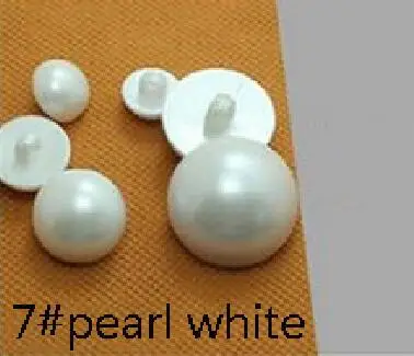 7 pearl white 10/12. 5/15/20/25 мм кнопки хвостовика гриба для костюм, пальто, свитер, повседневные платья Подарочная коробка ручной работы DIY с бесплатной доставкой пользу швейная Wh - Цвет: 7 pearl white