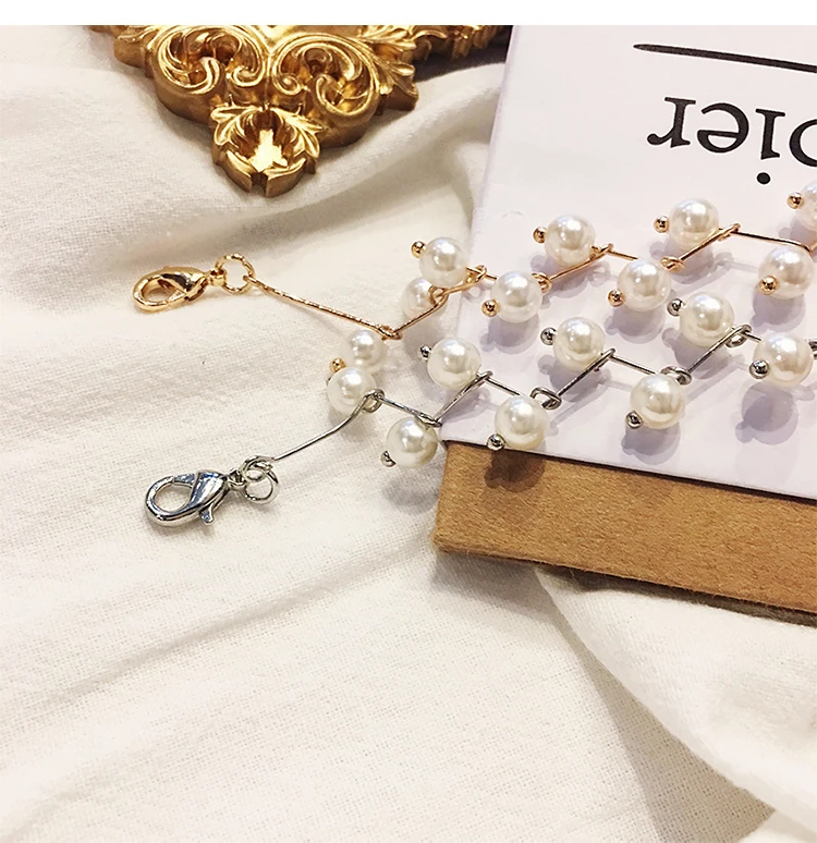 Korean Jewelry Fashion Simple trendy Short Necklace Imitation Pearl Steampunk Torques Women Statement | Украшения и аксессуары