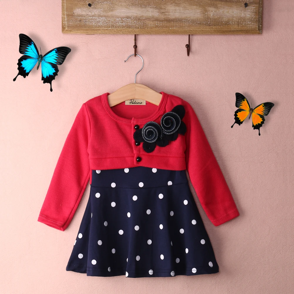 2017 г. pudcoco/платье для новорожденных и маленьких девочек нарядное платье-пачка