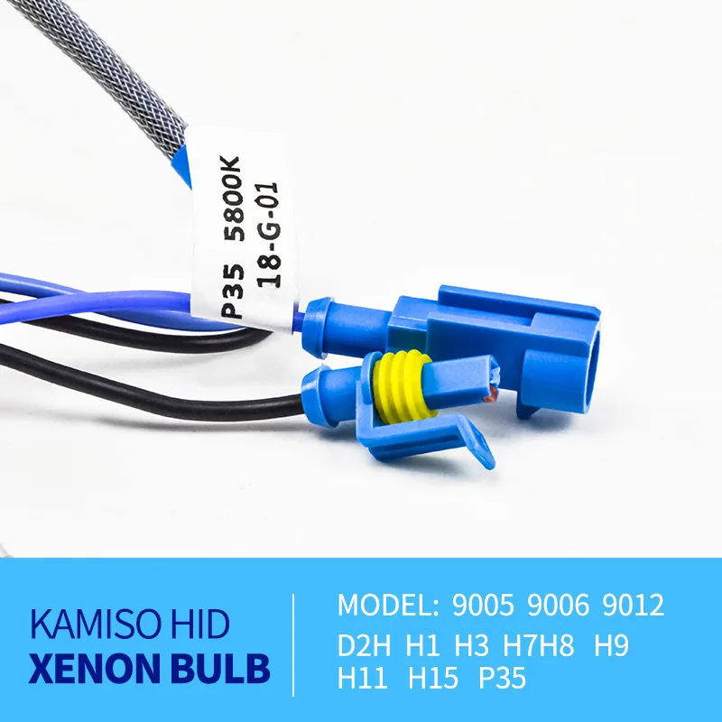 KAMISO 5800K 12V 35W H1 H3 H7 H11 9005 9006 9012 D2H H15 HC21/P35 модели ксеноновых ламп водонепроницаемые