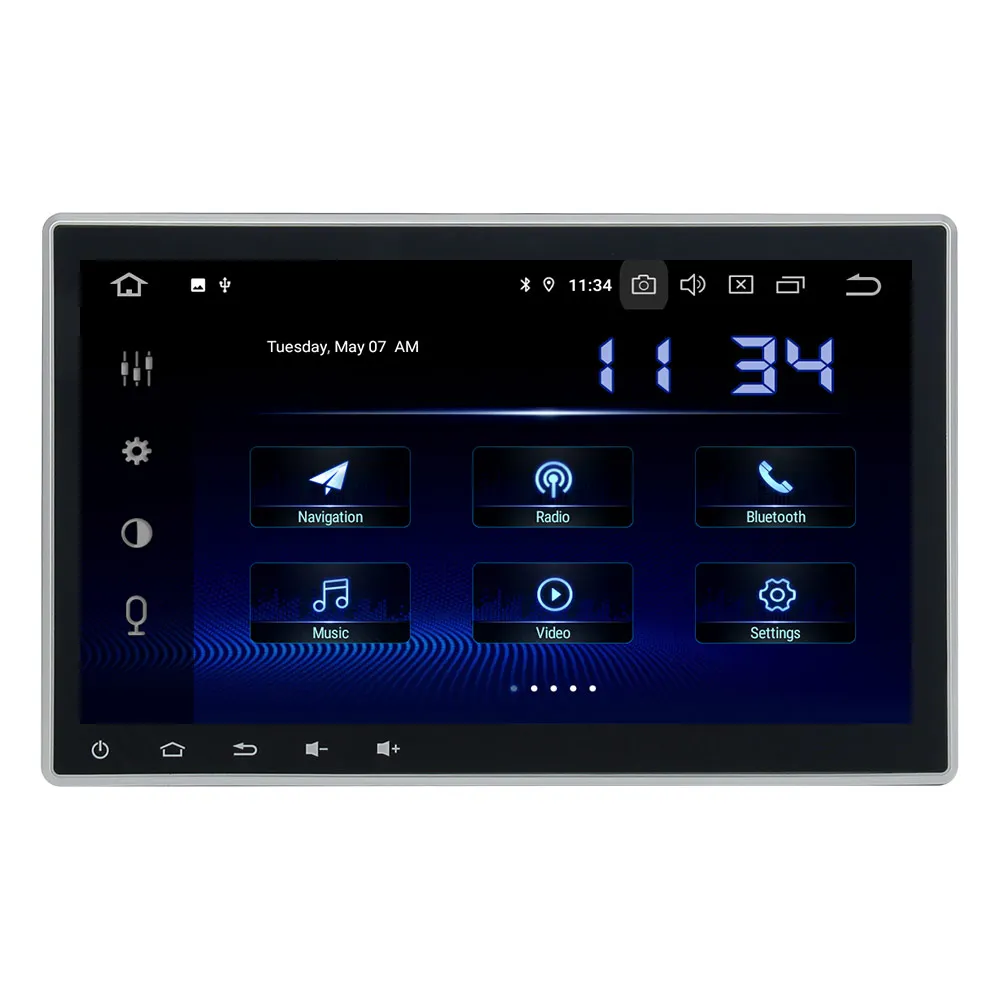 Автомагнитола 1 Din стерео GPS универсальная головная магнитола для toyota Nissan KIA
