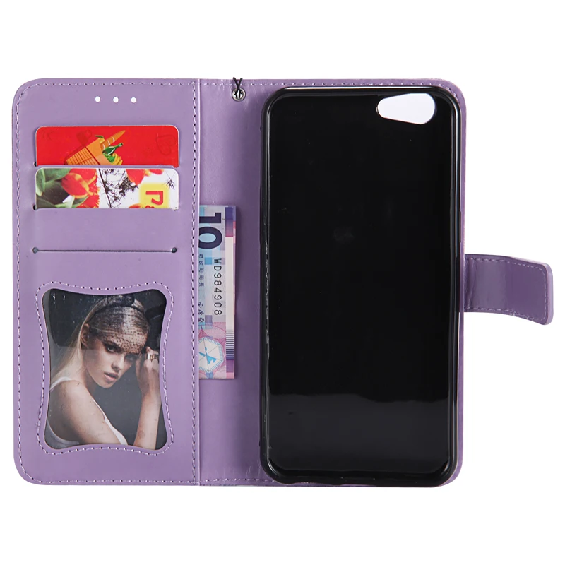 PU Leather Flip Wallet Embossed Vine Soft Phone Silicone Case Cover Shell Coque Fundas for OPPO R9S R10 R11 A39 A57 A59 F1S | Мобильные