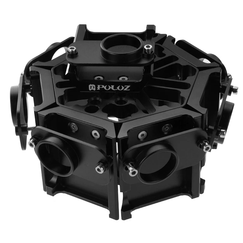 Для GoPro аксессуары 8 в 1 Алюминий сплав Корпус оболочка Защитная клетка с винтовым зажимом для GoPro HERO4 HERO3+ HERO 4/3