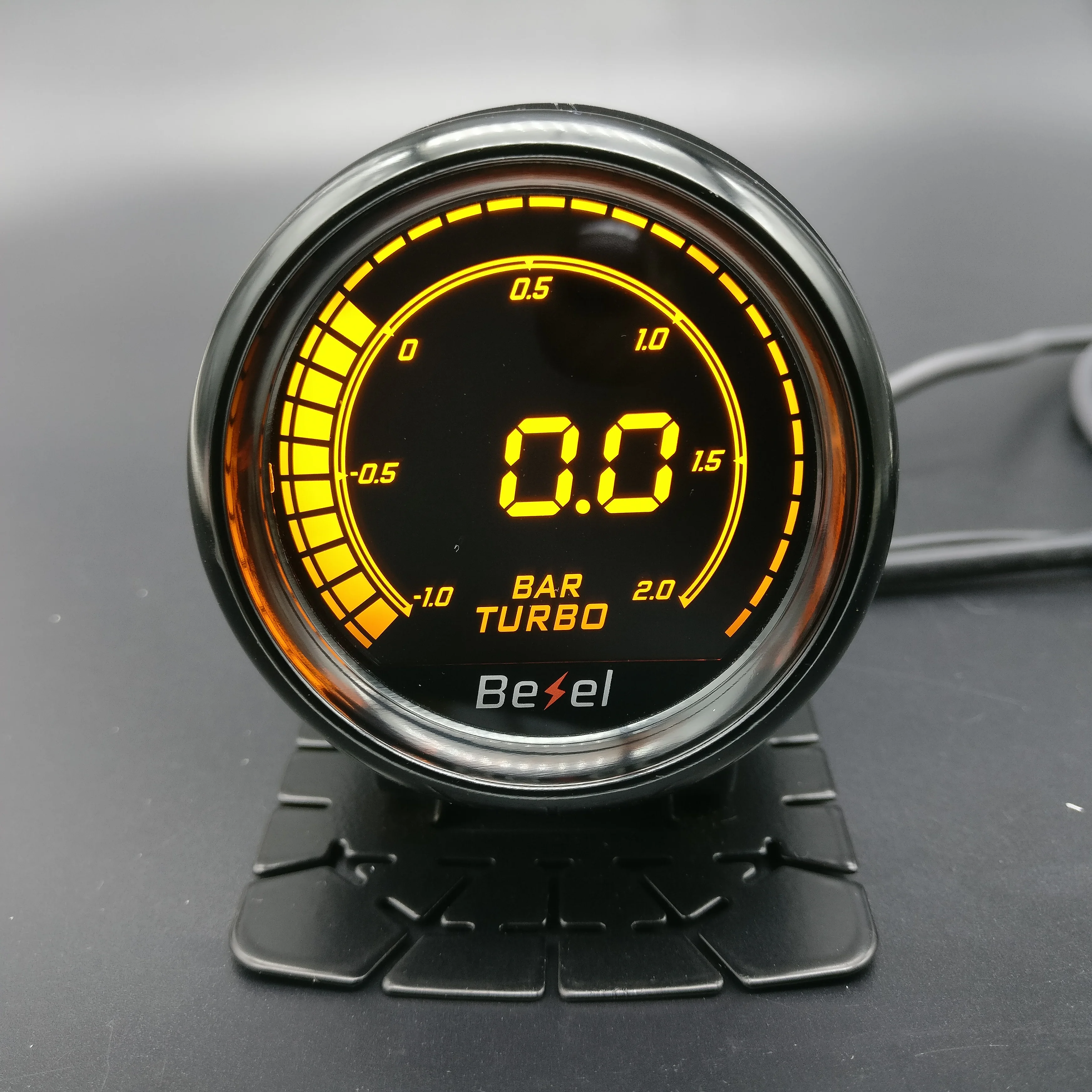 Дизайн " 52 мм EVO lcd Turbo 2 БАР МАНОМЕТР Boost gauge метр монитор 7 цветов в комплекте Калибр pod электрический датчик