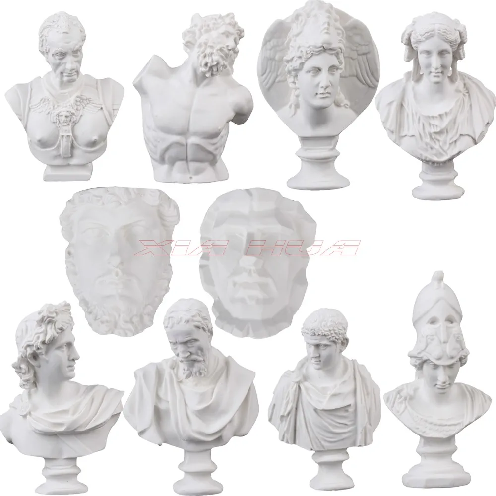 1 Набор полимерные предметы мебели Миниатюрный литой полимерный бюст