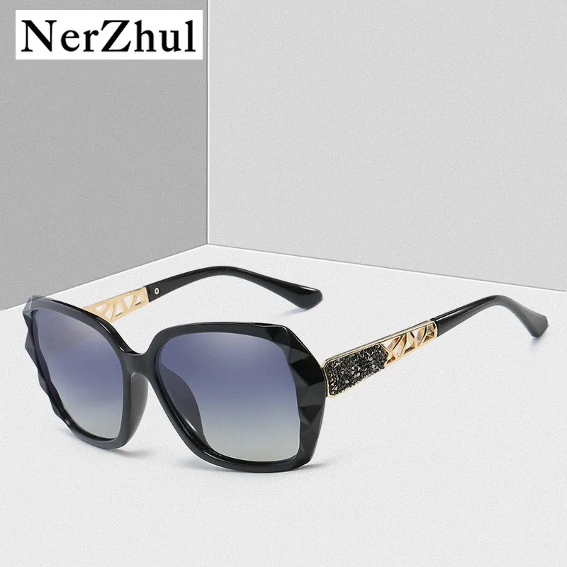 

Nerzhul Transparent Polarized Sun Glasses Women Top Selling Product 2018 Ladies Mirror Glasses Clear Shades Sunglasses Woman