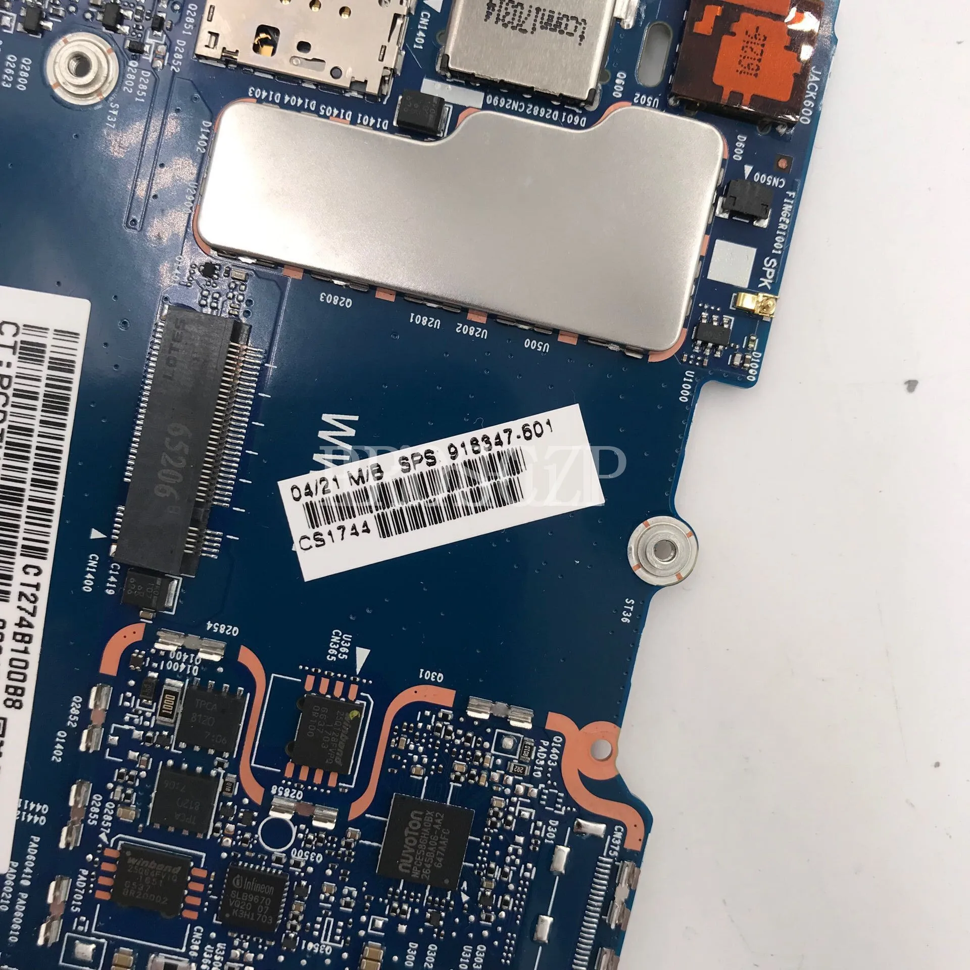 Для X2 612 G2 Материнская плата ноутбука 918347-601 6050A2851001-MB-A02 с SR2ZX I5-7Y54 CPUworking well