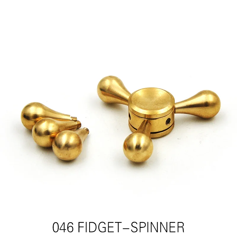 100 шт./лот DHL Бесплатная DIY Непоседа счетчик Металл палец Spinner алюминиевый ручной