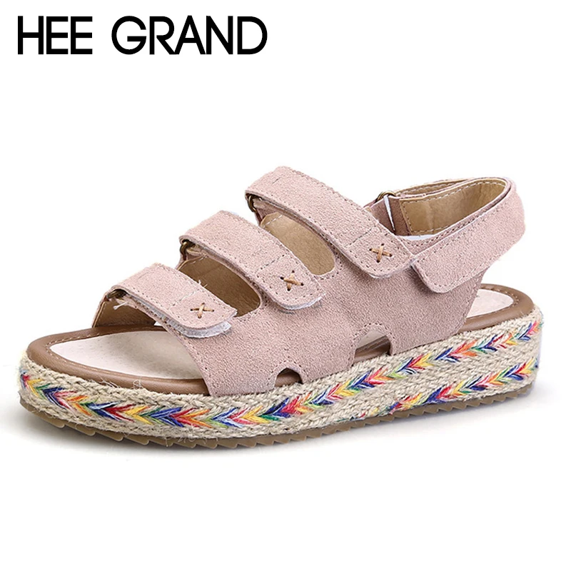 HEE GRAND/2018 женские сандалии на плоской подошве женская летняя повседневная обувь