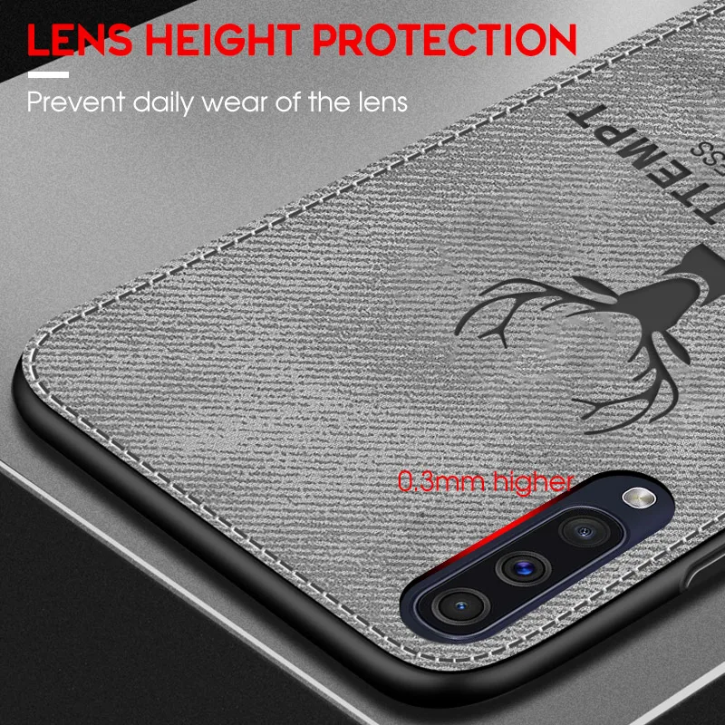 Мягкий чехол для Samsung Galaxy A70 A50 A30 A10 M30 M10 3D тканевый с рисунком Samsun A8S A7 A6 A750 2018 S10 Plus
