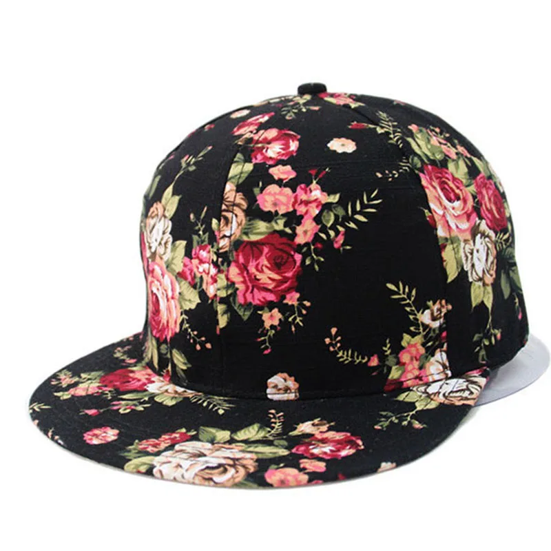LOVINGSHA HIGH QUALITY NEW 2017 Hot Selling Hats PRINT flowers Baseball Caps hats for men women Snapback Hip Hop bone B311|baseball cap hat|flower