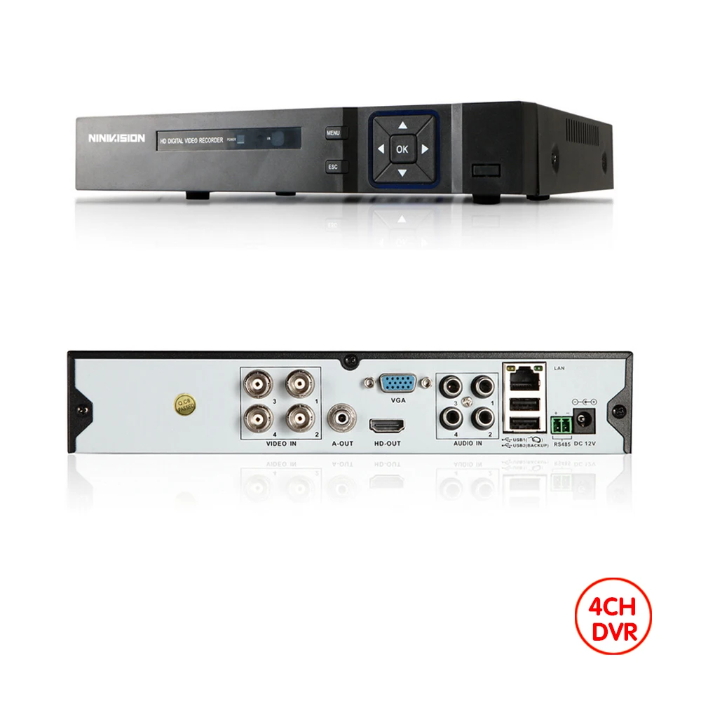 Камера видеонаблюдения 8 каналов 1080P 3 Мп 4 канала 5 МП в 1 AHD CVI TVI CVBS|dvr hybrid|cctv dvrhybrid nvr |