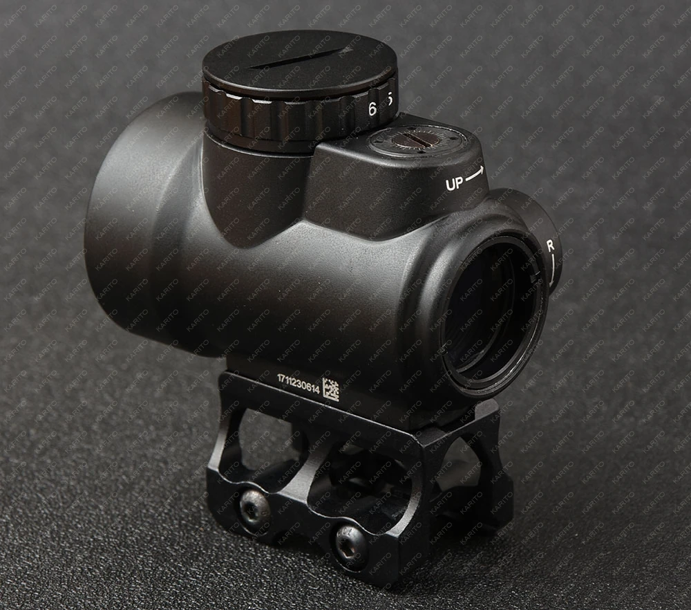 Тактический trijicon mro стиль 1x Красная точка зрения прицел для высоких и низких Пикатинни Крепление база Охота Стрельба M9159