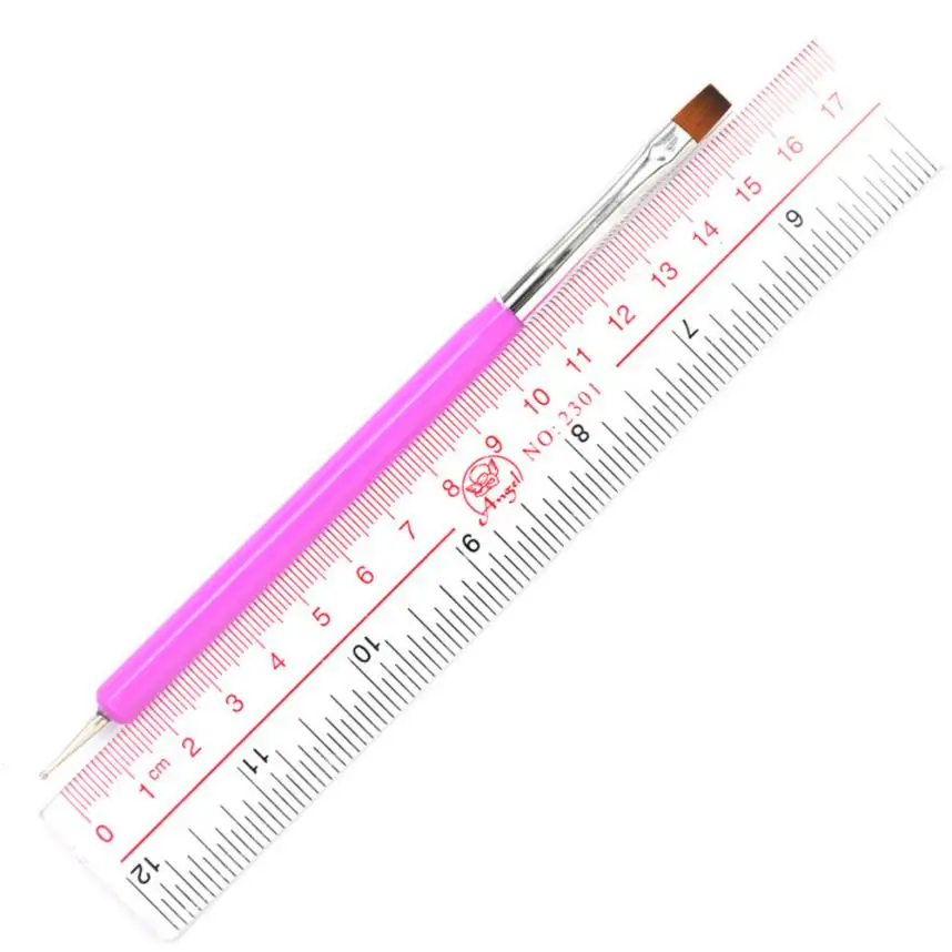 2 в 1 двусторонняя Кисть для ногтей|painting pen|uv gel pengel uv brush |